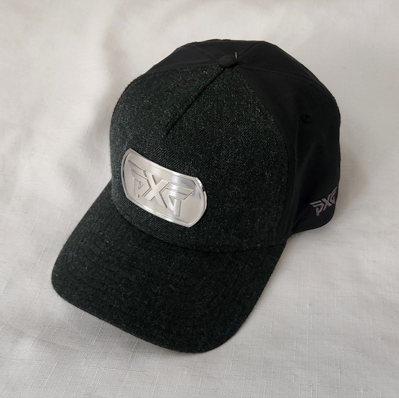 New Era X PXG Chrome Dog Tag Spellout Golf Hat OS snapback Limited Edition Rare - Picture 2 of 10